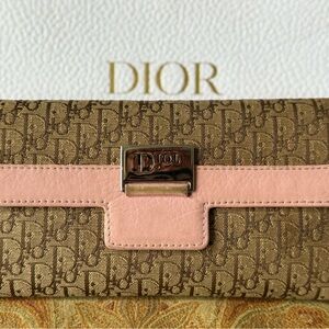 Christian Dior Monogram Long Wallet Authentic